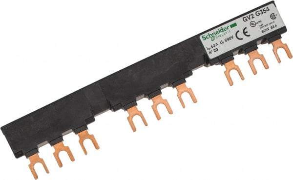 Schneider Electric - Circuit Breaker Comb Busbar - Use with Linergy, TeSys D, TeSys GV2, TeSys K, TeSys U - Industrial Tool & Supply