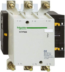 Schneider Electric - 3 Pole, 24 Coil VDC, 225 Amp at 440 VAC, Nonreversible IEC Contactor - Bureau Veritas, CCC, CSA, DNV, EN/IEC 60947-1, EN/IEC 60947-4-1, GL, JEM 1038, LROS, RINA, RMRoS, RoHS Compliant, UL Listed - Industrial Tool & Supply