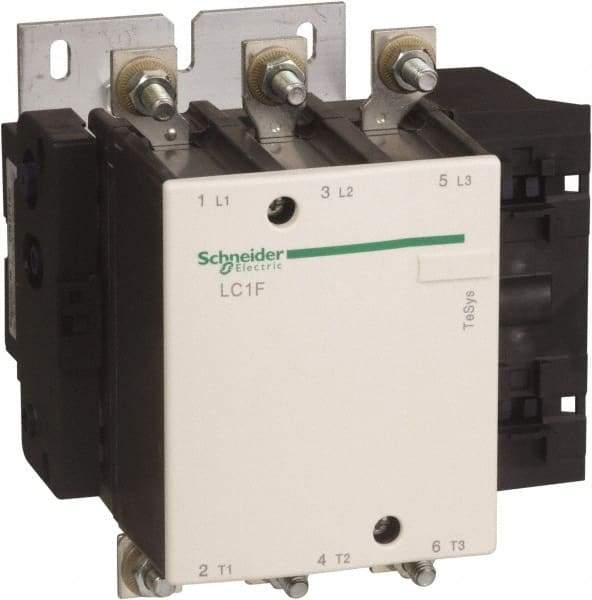 Schneider Electric - 3 Pole, 110 Coil VAC, 265 Amp at 440 VAC, Nonreversible IEC Contactor - Bureau Veritas, CCC, CSA, DNV, EN/IEC 60947-1, EN/IEC 60947-4-1, GL, JEM 1038, LROS, RINA, RMRoS, RoHS Compliant, UL Listed - Industrial Tool & Supply