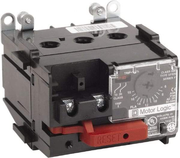 Square D - NEMA Size 0, 600 VAC, Thermal NEMA Overload Relay - For Use with Motor Logic - Industrial Tool & Supply