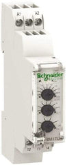 Schneider Electric - 110-240 VAC/DC Control Relay - DIN Rail Mount - Industrial Tool & Supply