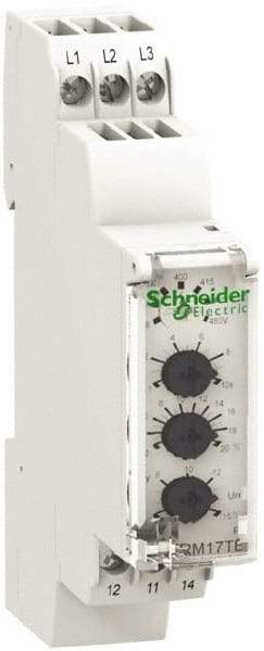 Schneider Electric - 208-480 VAC Control Relay - DIN Rail Mount - Industrial Tool & Supply