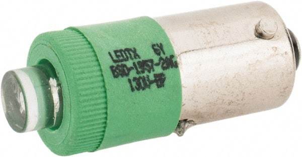 Schneider Electric - Pilot and Indicator Light Replacement LED - Green, 120 VAC, 120 VDC - Industrial Tool & Supply