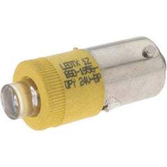 Schneider Electric - Pilot and Indicator Light Replacement LED - Amber, 24 VAC, 24 VDC - Industrial Tool & Supply