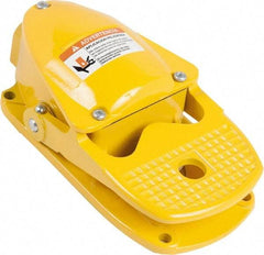Square D - 1 Treadle, 3 Amp, Maintained (MA), SPST, Electric Foot Switch - 13, 2 & 4 NEMA Rated, 11-1/2" Long x 6.8" Wide x 6-1/2" High - Industrial Tool & Supply