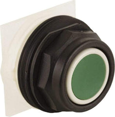 Schneider Electric - 30mm Mount Hole, Extended Straight, Pushbutton Switch Only - Green Pushbutton, Momentary (MO) - Industrial Tool & Supply