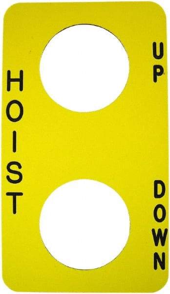 Square D - Legend Plate - Raise-Lower - Industrial Tool & Supply