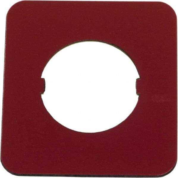 Square D - Legend Plate - 30mm Hole Diameter - Industrial Tool & Supply