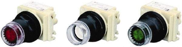 Schneider Electric - 30mm Mount Hole, Extended Straight, Pushbutton Switch Only - Momentary (MO) - Industrial Tool & Supply