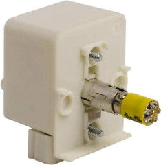 Schneider Electric - 120 VAC, 120 VDC Yellow Lens LED Light Module - Industrial Tool & Supply