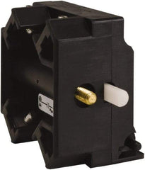 Schneider Electric - 2NO, 3 Amp, Electrical Switch Contact Block - 115 VDC and 240 VAC, Screw Terminal - Industrial Tool & Supply