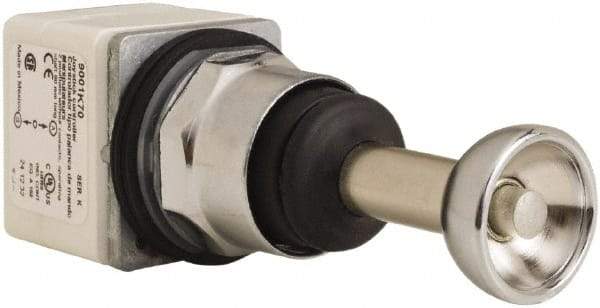 Schneider Electric - 3 Position, Knob Handle, Momentary (MO) Joystick Operator Switch - Panel Mount, IP66, 30mm Mount Hole Diameter - Industrial Tool & Supply