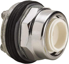 Schneider Electric - 30mm Mount Hole, Extended Straight, Pushbutton Switch Only - Round, Momentary (MO), Weatherproof, Dust and Oil Resistant - Industrial Tool & Supply