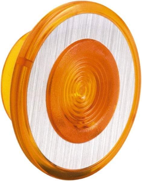 Schneider Electric - Pushbutton Switch Push-Pull Knob - Amber, Round Button, Nonilluminated - Industrial Tool & Supply
