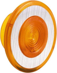 Schneider Electric - Pushbutton Switch Push-Pull Knob - Amber, Round Button, Nonilluminated - Industrial Tool & Supply