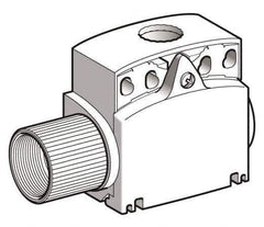 Telemecanique Sensors - 3-1/2 Inch Long, Plastic Body, Limit Switch Body - For Use with ZCE01, ZCE02, ZCE05, ZCE06, ZCE07, ZCE08, ZCE09, ZCE10, ZCE11, ZCE13, ZCE14, ZCE21, ZCE24, ZCE27, ZCE28, ZCE29, ZCE62, ZCE63, ZCE64, ZCE65, ZCE66, ZCE67, ZCEH0, ZCEH2 - Industrial Tool & Supply
