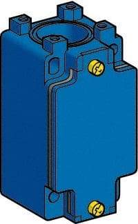 Telemecanique Sensors - 3.7 Inch Long, Metal Body, Limit Switch Body - For Use with ZCKE05, ZCKE06, ZCKE08, ZCKE21, ZCKE23, ZCKE61, ZCKE619, ZCKE62, ZCKE629, ZCKE63, ZCKE64, ZCKE65, ZCKE66, ZCKE67 - Industrial Tool & Supply