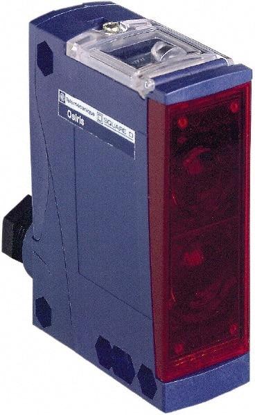 Telemecanique Sensors - Screw Clamp Terminal Connector, 15m Nominal Distance, Shock and Vibration Resistant, Retroreflective Photoelectric Sensor - 12 to 24 VDC, 250 Hz, PBT, 77mm Long x 31mm Wide x 92mm High - Industrial Tool & Supply