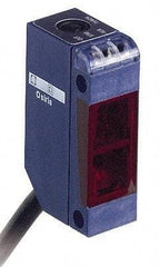 Telemecanique Sensors - Cable Connector, 10m Nominal Distance, Shock and Vibration Resistant, Multimode Photoelectric Sensor - 12 to 24 VDC, 250 Hz, PBT, 20mm Long x 12mm Wide x 34mm High - Industrial Tool & Supply