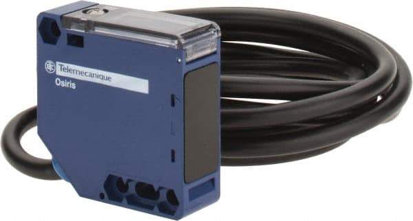 Telemecanique Sensors - Cable Connector, 30m Nominal Distance, Shock and Vibration Resistant, Through Beam Photoelectric Sensor - 24 to 240 VAC/VDC, 250 Hz, PBT, 50mm Long x 18mm Wide x 50mm High - Industrial Tool & Supply
