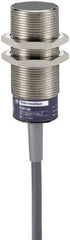 Telemecanique Sensors - 15mm Detection, Cylinder, Capacitive Proximity Sensor - IP67, 24 to 240 VAC, 80mm Long - Industrial Tool & Supply