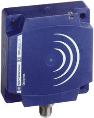 Telemecanique Sensors - NPN, 40 to 60mm Detection, Flat, Inductive Proximity Sensor - 3 Wires, IP67, 12 to 24 VDC, 80mm Wide - Industrial Tool & Supply