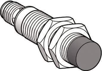 Telemecanique Sensors - NPN, NC, 12mm Detection, Cylinder, Inductive Proximity Sensor - 3 Wires, IP67, IP69, 12 to 48 VDC, M18x1 Thread, 72mm Long - Industrial Tool & Supply