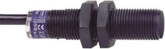 Telemecanique Sensors - NPN, PNP, NO/NC, 4mm Detection, Cylinder, Inductive Proximity Sensor - 4 Wires, IP68, 12 to 24 VDC, M12x1 Thread, 50mm Long - Industrial Tool & Supply