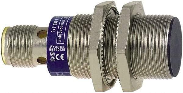 Telemecanique Sensors - PNP, NC, 10mm Detection, Cylinder, Inductive Proximity Sensor - 3 Wires, IP67, IP69, 12 to 24 VDC, M18x1 Thread, 50mm Long - Industrial Tool & Supply