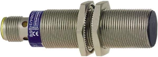 Telemecanique Sensors - NPN, PNP, 5mm Detection, Cylinder, Inductive Proximity Sensor - 2 Wires, IP67, 24 to 210 VDC, 24 to 240 VAC @ 50/60 Hz, M18x1 Thread, 72mm Long - Industrial Tool & Supply