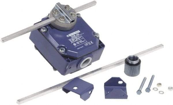Telemecanique Sensors - 240 VAC, Screw Terminal, Rod Lever Actuator, General Purpose Limit Switch - IP54 IPR Rating - Industrial Tool & Supply