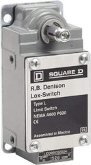 Square D - DPST, 2NC, 600 Volt Screw Terminal, Rotary Spring Return Actuator, General Purpose Limit Switch - 1, 2, 4, 12, 13 NEMA Rating, IP67 IPR Rating - Industrial Tool & Supply