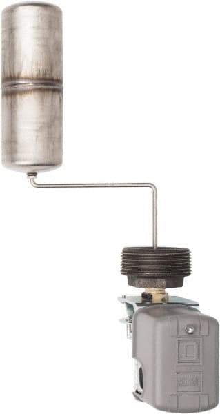 Square D - 1 NEMA Rated, DPST, Float Switch Pressure and Level Switch - 575 VAC, Line-Load-Load-Line Terminal - Industrial Tool & Supply