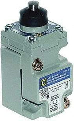 Square D - SPDT, NC/NO, 600 Volt Screw Terminal, Plunger Actuator, General Purpose Limit Switch - 1, 2, 4, 6, 12, 13, 6P NEMA Rating, IP67 IPR Rating - Industrial Tool & Supply