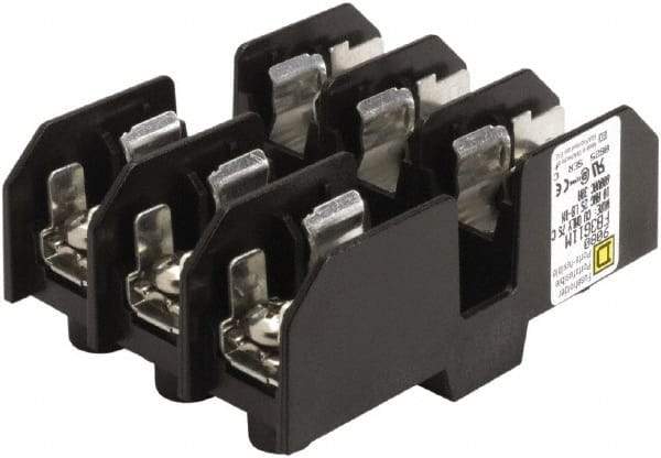 Square D - 3 Pole, 600 Volt, 30 Amp, Surface Mount Fuse Holder - Industrial Tool & Supply