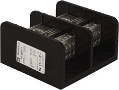Square D - 2 Poles, 310 (Aluminium), 380 (Copper) Amp, Phenolic Power Distribution Block - 600 VAC, 1 Primary Connection - Industrial Tool & Supply