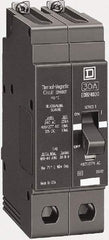 Square D - 40 Amp, 480Y/277 V, 2 Pole, Bolt On Miniature Circuit Breaker - 18 kA Breaking Capacity, 12, 14 AWG - Industrial Tool & Supply