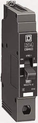 Square D - 20 Amp, 277 V, 1 Pole, Bolt On Miniature Circuit Breaker - 35 kA Breaking Capacity, 12, 14 AWG - Industrial Tool & Supply