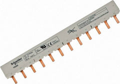 Schneider Electric - 65 Amp Circuit Breaker Combination Busbar - 10-3 AWG, Use with C60 Comb Busbars, N40 Comb Busbars - Industrial Tool & Supply