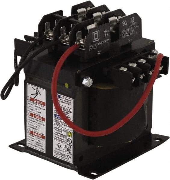 Square D - 1 Phase, 500 VA, Control Transformer - 239°F Temp Rise - Industrial Tool & Supply
