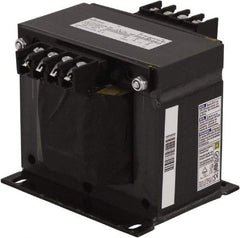 Square D - 750 VA, Top Mount Fuse Block Control Transformer - 50/60 Hz, 5.61 Inch Deep x 4.51 Inch High - Industrial Tool & Supply