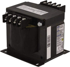 Square D - 500 VA, Top Mount Fuse Block Control Transformer - 50/60 Hz, 5.49 Inch Deep x 3.84 Inch High - Industrial Tool & Supply