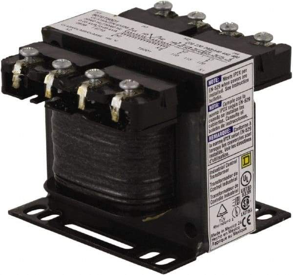 Square D - 1 Phase, 50 VA, Control Transformer - 131°F Temp Rise - Industrial Tool & Supply