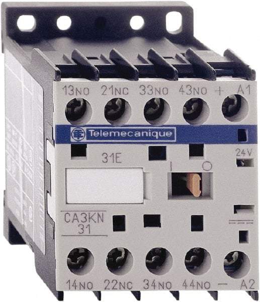 Schneider Electric - 2NC/2NO, 125 VDC Control Relay - 17 V - Industrial Tool & Supply