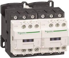 Schneider Electric - 3 Pole, 240 Coil VAC at 50/60 Hz, 18 Amp at 440 VAC, Reversible IEC Contactor - 1 Phase hp: 1 at 115 VAC, 3 at 230/240 VAC, 3 Phase hp: 10 at 460/480 VAC, 15 at 575/600 VAC, 5 at 200/208 VAC, 5 at 230/240 VAC - Industrial Tool & Supply
