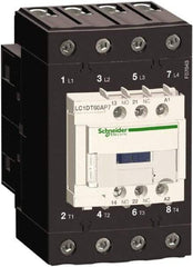 Schneider Electric - 4 Pole, 120 Coil VAC at 50/60 Hz, 60 Amp at 440 VAC, Nonreversible IEC Contactor - Bureau Veritas, CCC, CSA, CSA C22.2 No. 14, DNV, EN/IEC 60947-4-1, EN/IEC 60947-5-1, GL, GOST, LROS, RINA, UL 508, UL Listed - Industrial Tool & Supply