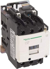 Schneider Electric - 3 Pole, 200 Coil VAC at 60 Hz, 65 Amp at 440 VAC and 80 Amp at 440 VAC, Nonreversible IEC Contactor - 1 Phase hp: 10 at 230/240 VAC, 5 at 115 VAC, 3 Phase hp: 20 at 200/208 VAC, 20 at 230/240 VAC, 50 at 460/480 VAC, 50 at 575/600 VAC - Industrial Tool & Supply