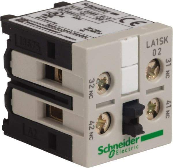 Schneider Electric - Contactor Auxiliary Contact Block - For Use with LC1SK and TeSys SK - Industrial Tool & Supply