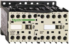 Schneider Electric - 3 Pole, 110 Coil VAC at 50/60 Hz, 6 Amp at 440 VAC, Reversible IEC Contactor - BS 5424, CSA, IEC 60947, NF C 63-110, RoHS Compliant, UL Listed, VDE 0660 - Industrial Tool & Supply