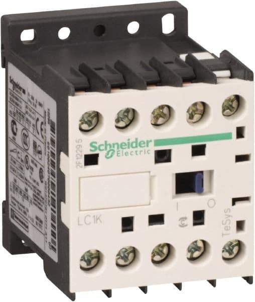 Schneider Electric - 3 Pole, 480 Coil VAC at 50/60 Hz, 6 Amp at 440 VAC, Nonreversible IEC Contactor - BS 5424, CSA, IEC 60947, NF C 63-110, RoHS Compliant, UL Listed, VDE 0660 - Industrial Tool & Supply